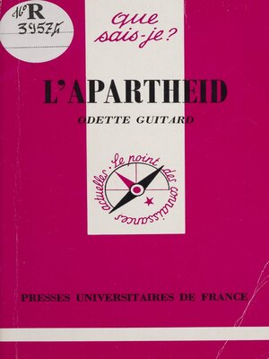 cover image of L'Apartheid